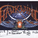 Hawkwind Dave Brock + 3 Others SIGNED Photo Certificate Of Authentication 100% Genuine