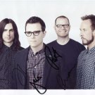 Weezer (Band) FULLY SIGNED 8" x 10" Photo + Certificate Of Authentication 100% Genuine