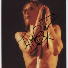 Iggy Pop SIGNED Photo + Certificate Of Authentication 100% Genuine