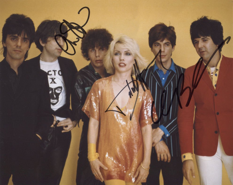 Blondie Deborah Harry Stein Burke SIGNED Photo + Certificate Of Authentication 100% Genuine