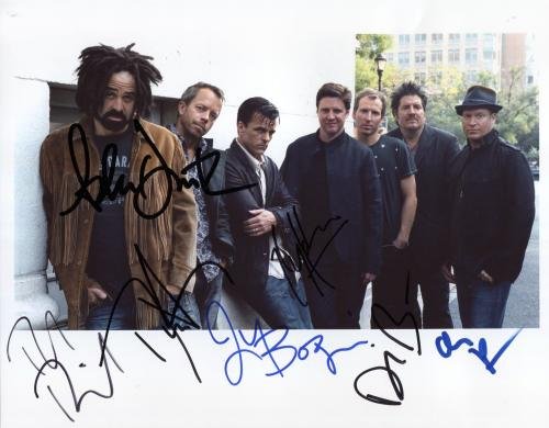 Counting Crows FULLY SIGNED 8" x 10" Photo COA 100% Genuine