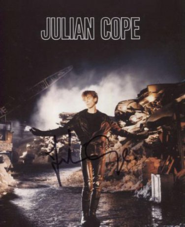 Julian Cope SIGNED Photo + Certificate Of Authentication 100% Genuine Photo Proof