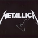 Lars Ulrich Metallica SIGNED 8" x 10" Photo + Certificate Of Authentication 100% Genuine