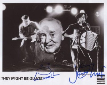 They Might Be Giants (Band)  SIGNED Photo + Certificate Of Authentication 100% Genuine
