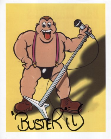 Buster Bloodvessel Bad Manners SIGNED 8" x 10" Photo + Certificate Of Authentication 100% Genuine