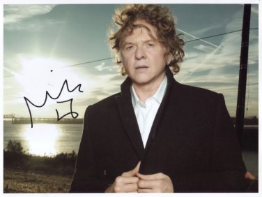 Mick Hucknell Simply Red SIGNED Photo + Certificate Of Authentication  100% Genuine