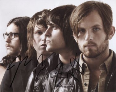 Kings Of Leon SIGNED Photo + Certificate Of Authentication 100% Genuine