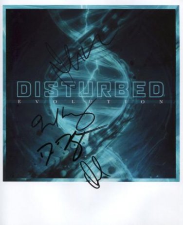 The Disturbed (Band) FULLY SIGNED Photo + Certificate Of Authentication  100% Genuine