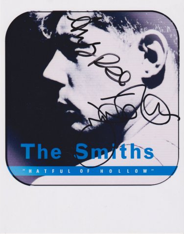 The Smiths Johnny Marr Andy Rourke SIGNED Photo + Certificate Of Authentication  100% Genuine