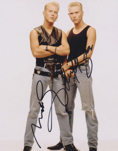 Bros Matt Luke Goss SIGNED Photo + Certificate Of Authentication  100% Genuine