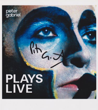 Peter Gabriel SIGNED Photo + Certificate Of Authentication 100% Genuine