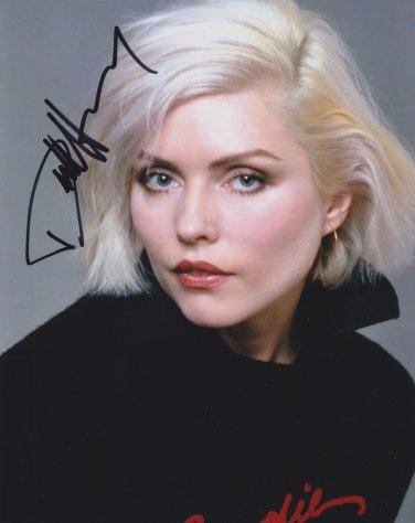Deborah Harry Blondie SIGNED 8" x 10" Photo + Certificate Of Authentication 100% Genuine