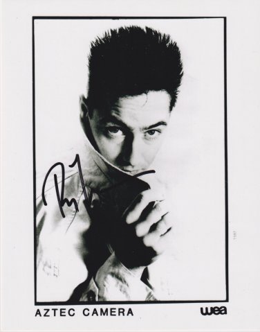 Roddy Frame Aztec Camera SIGNED 8" x 10" Photo + Certificate Of Authentication 100% Genuine