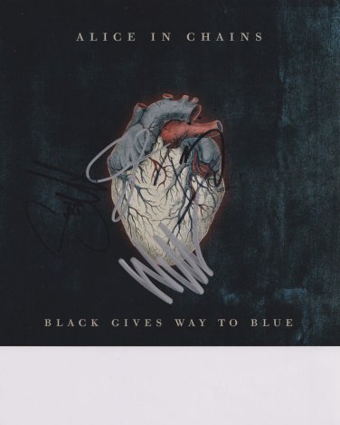 Alice In Chains SIGNED 8" x 10" Photo + Certificate Of Authentication 100% Genuine