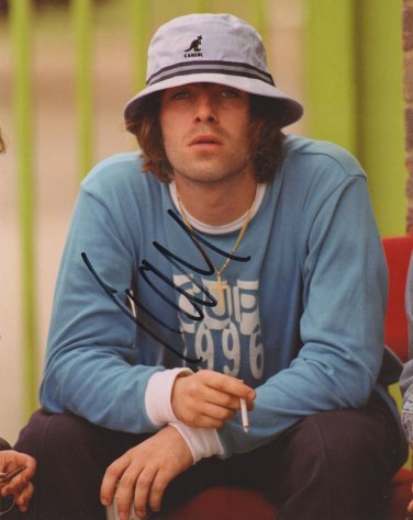Liam Gallagher (Oasis) SIGNED  Photo + Certificate Of Authentication 100% Genuine
