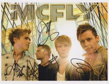 McFly (Band) Harry Judd FULLY SIGNED Photo Certificate Of Authentication 100% Genuine
