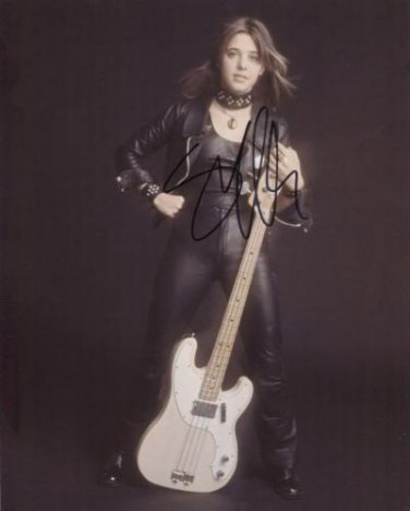 Suzi Quatro SIGNED 8" x 10" Photo + Certificate Of Authentication 100% Genuine