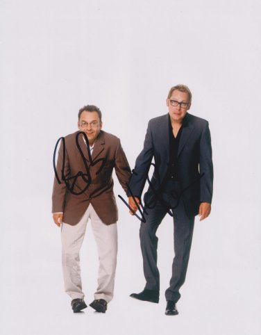 Vic Reeves & Bob Mortimer SIGNED Photo + Certificate Of Authentication 100% Genuine