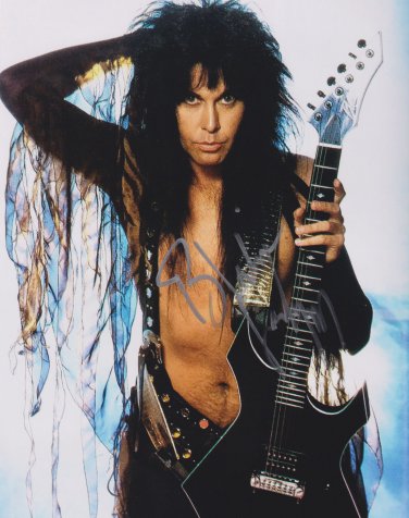 W.A.S.P. (Band) WASP Blackie Lawless SIGNED Photo + Certificate Of Authentication 100% Genuine