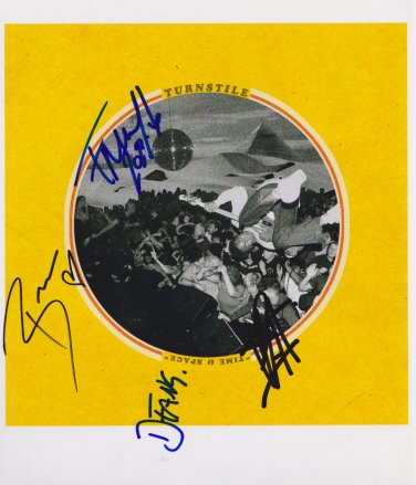 Turnstile (Band) Brendan Yates SIGNED Photo + Certificate Of Authentication 100% Genuine