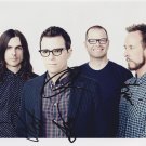 Weezer (Band) FULLY SIGNED 8" x 10" Photo + Certificate Of Authentication 100% Genuine