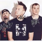 Blink 182 (Band) FULLY SIGNED 8 x 10 Photo + Certificate Of Authentication  100% Genuine
