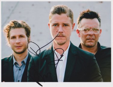 Interpol (Band) FULLY SIGNED Photo + Certificate Of Authentication  100% Genuine