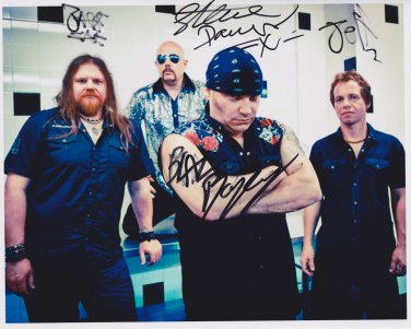 Wolfsbane Blaze Bayley FULLY SIGNED Photo + Certificate Of Authentication 100% Genuine
