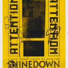 Shinedown (Rock Band) FULLY SIGNED Photo + Certificate Of Authentication 100% Genuine