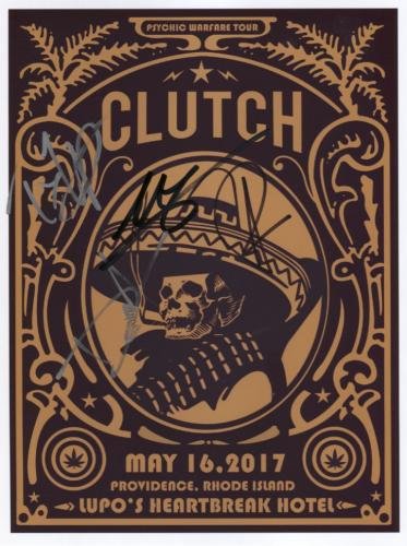 Clutch (Band) Neil Fallon FULLY SIGNED 8" x 10"  Photo + Certificate Of Authentication 100% Genuine