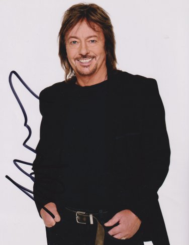 Chris Norman Smokie SIGNED 8" x 10" Photo + Certificate Of Authentication  100% Genuine Photo Proof