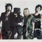 Motley Crue FULLY SIGNED 8" x 10" Photo + Certificate Of Authentication 100% Genuine Motley Crue FULLY SIGNED 8" x 10" Photo + Certificate Of Authentication 100% Genuine