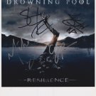 Drowning Pool (Band) FULLY SIGNED 8" x 10" Photo + Certificate Of Authentication  100% Genuine