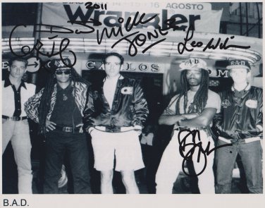 Big Audio Dynamite FULLY SIGNED Photo + Certificate Of Authentication  100% Genuine
