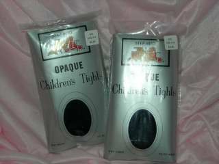 size 8-10 Children's Navy Tights .. *NEW* ..... 2 pairs