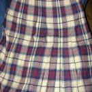 Size 12 *New* Knife Pleated Plaid skirt - Made in Scotland