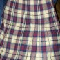 Size 12 *New* Knife Pleated Plaid skirt - Made in Scotland
