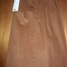 Size 6 Cinnamon colored skirt - Lee casuals - NWT