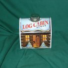 Log Cabin Tin ... MINT... Limited Edition.... 2004