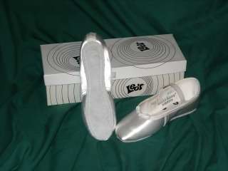 size 10 White Satin Ballet Slippers for Dance/Weddings/First Communion