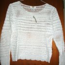 Talbot Petites crocheted beach cover up top NWT