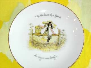 Holly Hobbie Friendship plate 1973 Mint