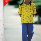 Child Sz (5-6-6X) 'See and Sew' USED Butterick 6941Top and Pants
