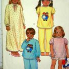 Child Sz Sm (4-6) Jammies 4 ways.... USED McCall's 7730