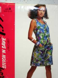 Misses Sz (6-12) Jumpsuit ... EASY 'Stitch 'N Save' UNUSED McCalls 5921