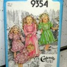 Child Size 5 Dress Pattern 1979 Simplicity 9354 Cindarella