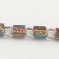 Signed ADAYA Maya Rayten Micro Mosaic Bracelet