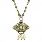 Michal Golan Necklace - River Stone & Swarovski Crystal