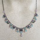 Signed ADAYA Maya Rayten Micro Mosaic Necklace