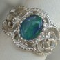 Australian Opal Sterling Silver Filigree Ring